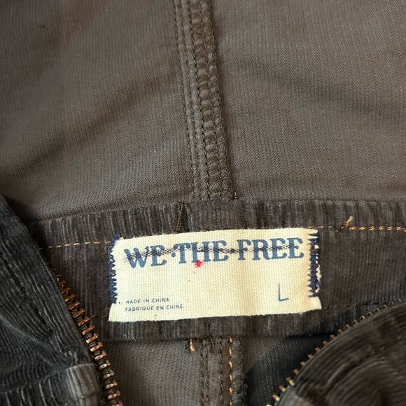 FREE PEOPLE WE THE FREE Jovi Corduroy‎ Jumpsuit Brown L - Picture 8 of 16